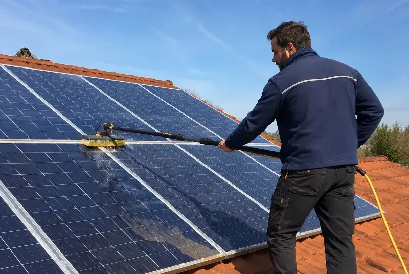 Nettoyage et entretien de panneaux solaires à Urt