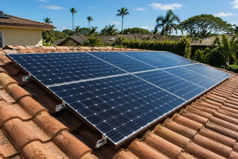 Installation de panneaux solaires à Urt